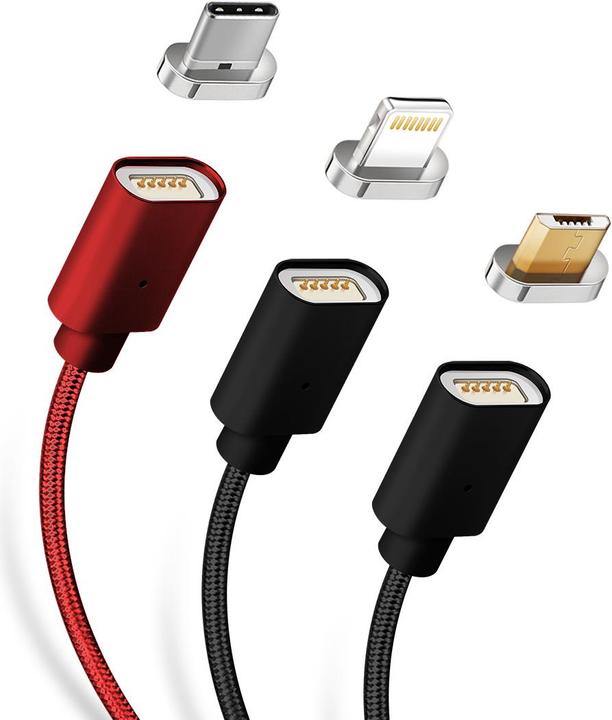 Immagine prodotto Atra Cavo USB magnetico 3 in 1 (1 m, USB 2.0)