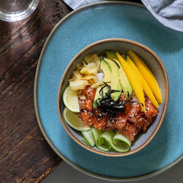 Actual product image Villeroy & Boch Bowl Lave 6 pieces, Blue (17 cm, 0.60 l, 6x)