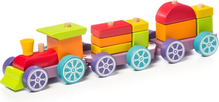Immagine prodotto Cubika Treno di legno Cabika "Rainbow Express