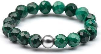 Immagine prodotto Agato Mineral Ring With Green Malachite Pol-R07 (53)