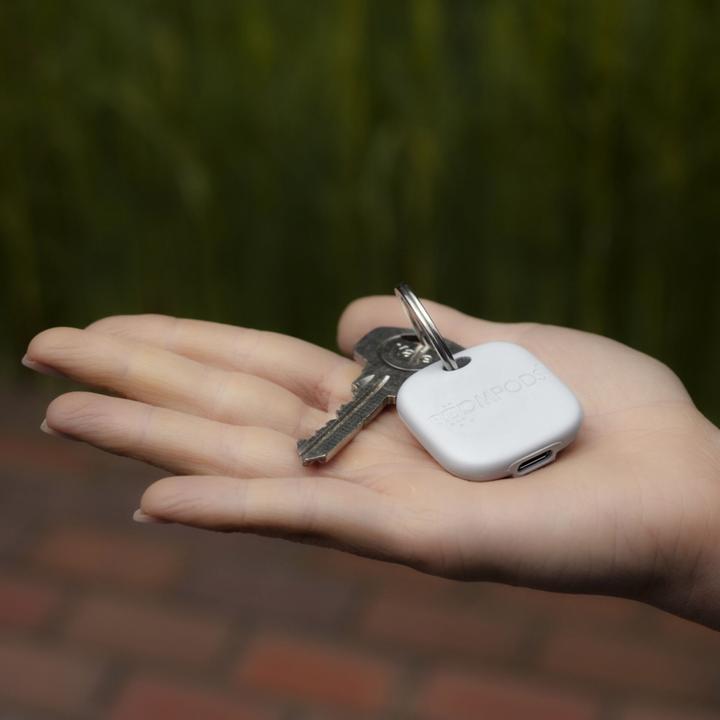 Immagine prodotto Boompods Boomtag Ricaricabile 4 pezzi Nero, Blu, Bianco, Rosa (iOS)