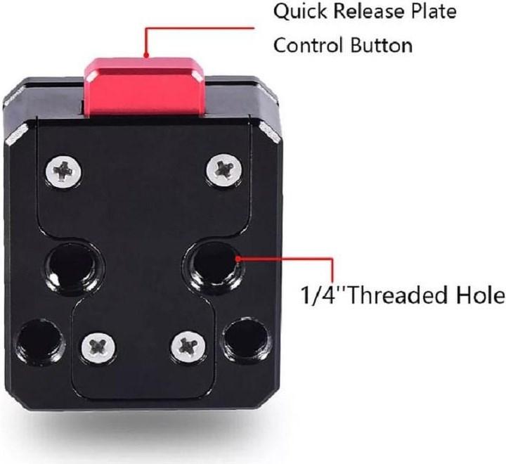 Actual product image Lifthor Quick Realease monitor mount with 1/4 thread