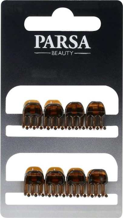 Produktbild Parsa Beauty Parsa Haarklammern klein, braun 8 Stk.
