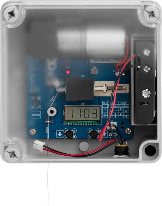 Produktbild Wiesenfield Automatische Hühnerklappe Hühnertür LCD-Bedienfeld Timer, Lichtsensor, manuell (Manuelle Katzenklappe)