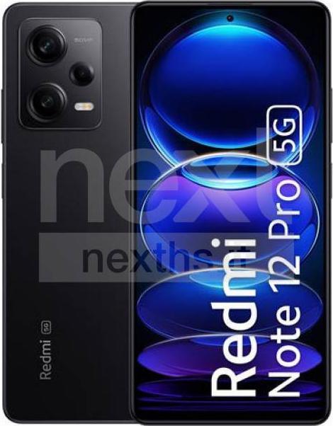 Productafbeelding Xiaomi Redmi Note 12 Pro 5G (6GB) (128 GB, Middernachtelijk zwart, 6.67", Dubbele SIM, 5G)