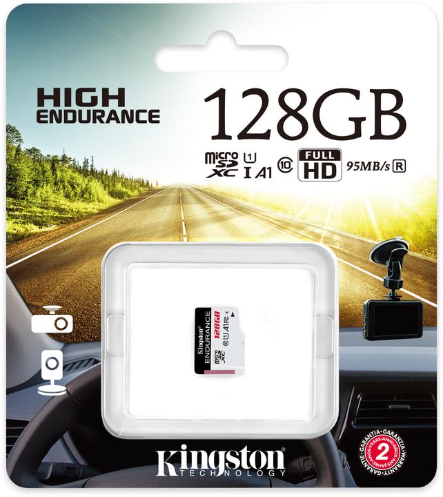 Productafbeelding Kingston Kaart microSD 128 GB Duurzaamheid 95 (128 GB, microSD, U1, UHS-I)