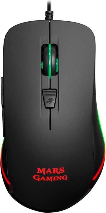 Mars Gaming Optical Mouse MM118 USB 9800 DPI Black (Kabelgebunden)