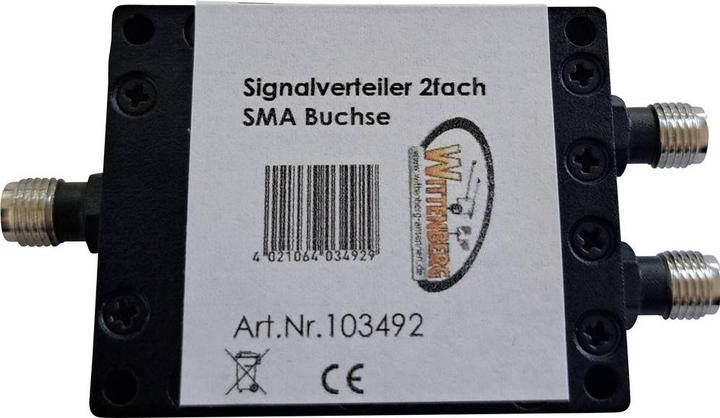 Wittenberg Antennen Antennen Verteiler SMA-Buchse Signalverteiler 2 fach SMA Buc