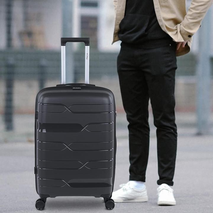 Actual product image Itaca Lightweight Polypropylene Hard Shell Suitcase with 4 Wheels and Number Lock (77 l)