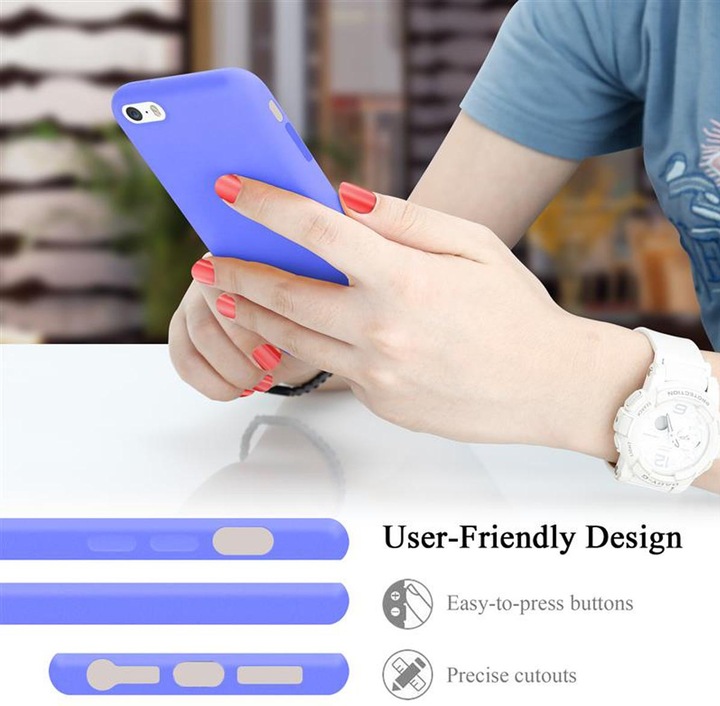 Produktbild Cadorabo TPU Liquid Silicone Case Cover (Apple iPhone 5)
