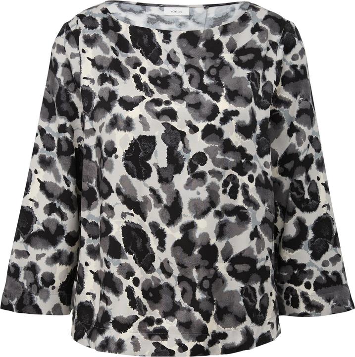 Produktbild s.Oliver Bluse Gemusterte Bluse aus Jacquard (36)