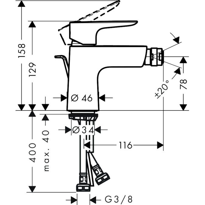 Thumbnail - hansgrohe, Badarmatur, Talis E