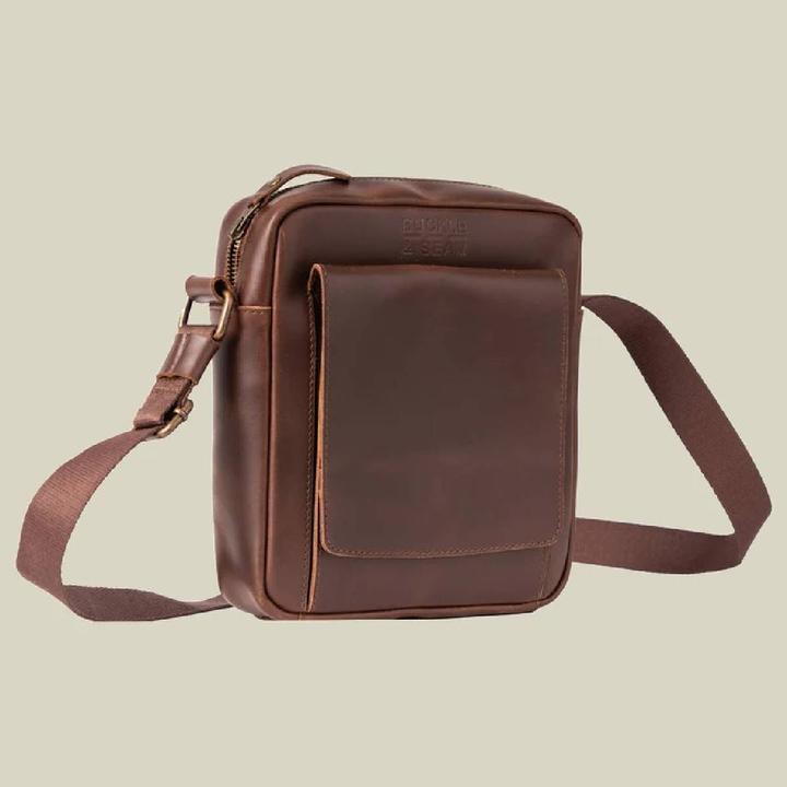Immagine prodotto Buckle & Seam Leder Reporter Bag Collector Braun/Dots