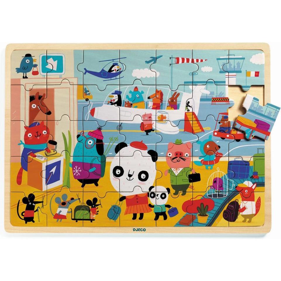 Djeco Puzzle Flughafen 35 Teile (35 Teile)