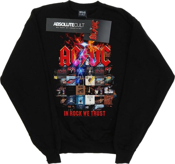 Immagine prodotto AC/DC Felpa in cotone con copertina dell'album In Rock We Trust (XL)