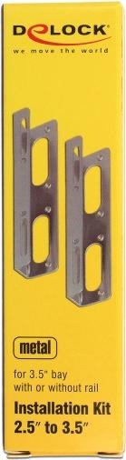 Image du produit Delock Kit d'installation de disque dur, disque dur 2,5" en 3,5
