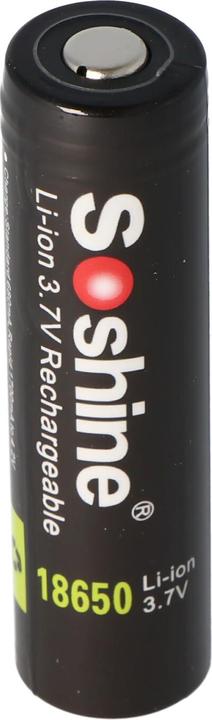 Actual product image Soshine Battery 18650 68,2x18,45mm PCB protected Panasonic cell (1 pcs., 18650, 3400 mAh)
