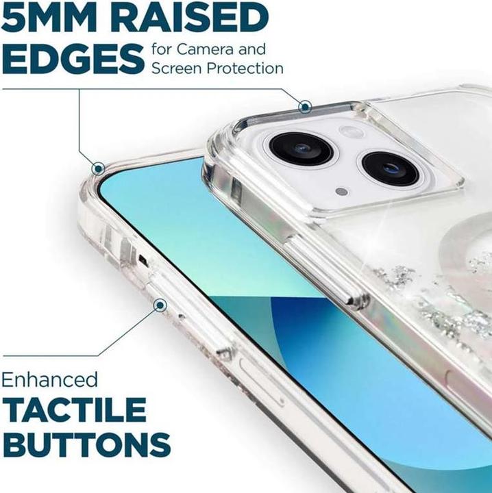 Actual product image Case-Mate Karat MagSafe - mother-of-pearl embellished iPhone 14 Plus case (a touch of pearl) (Apple iPhone 14 Plus)