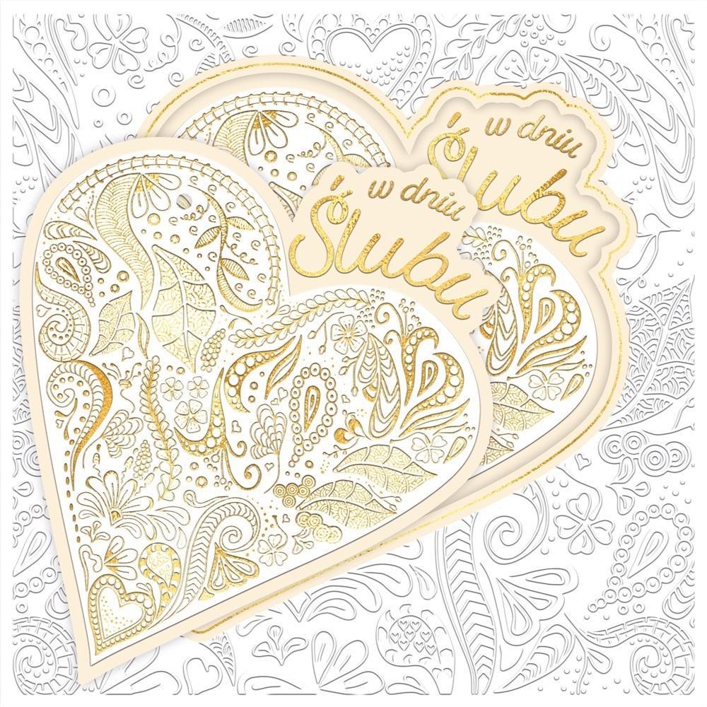 Henry Holt KW Hochzeitskarte Herzmuster (54622648)