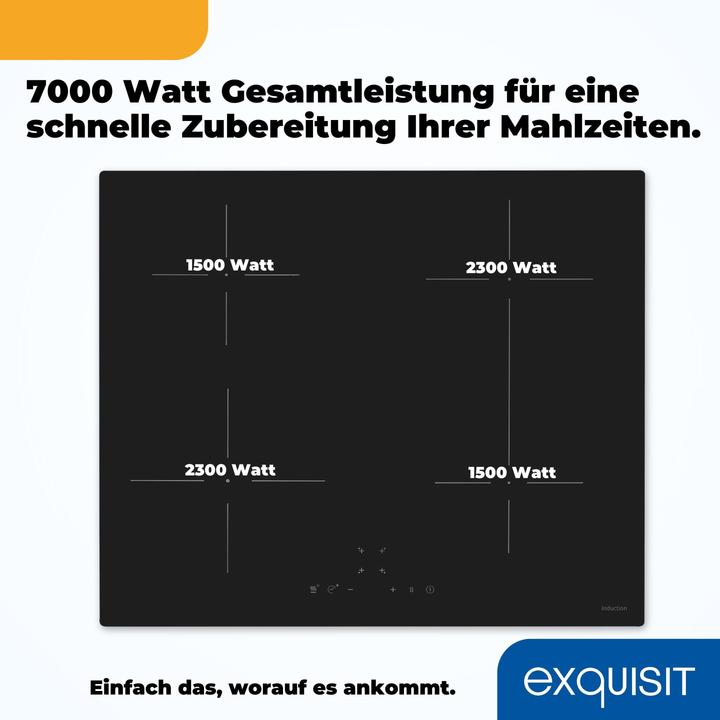 Produktbild Exquisit EKI 600 - SF-B380 (59 cm, Induktionskochfeld)