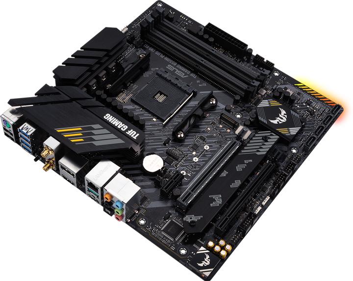 Actual product image ASUS TUF GAMING B550M-PLUS WI-FI (AM4, AMD B550, mATX)