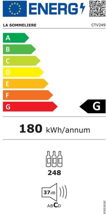Energie-Label La Sommelière CTV249