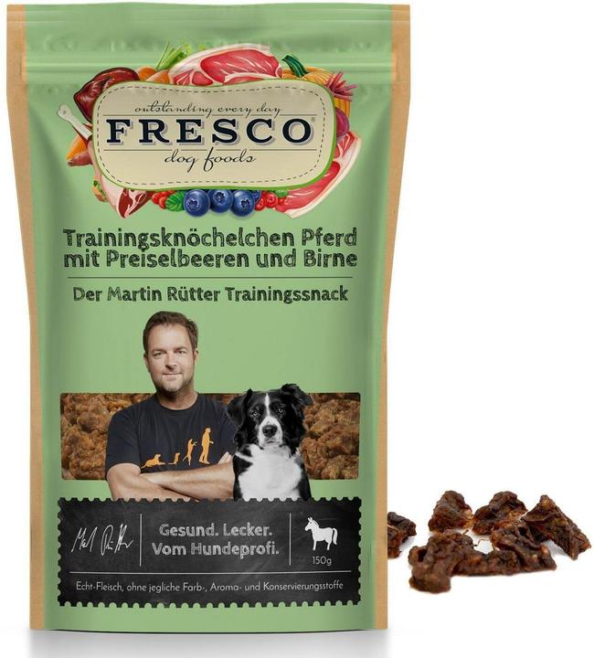 Immagine prodotto Fresco Martin Rütter Training Knuckles Horse&Price Fegatini, 150 g (Adulto, 1 pz., 160 g)