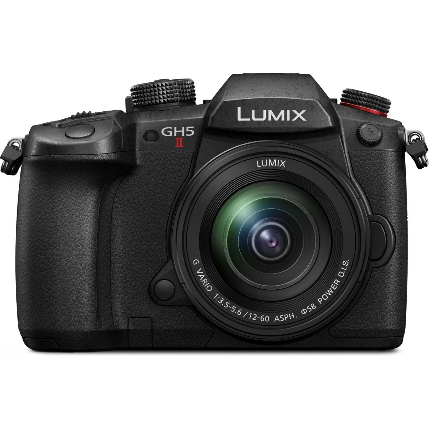 Panasonic Lumix DC-GH5 II Kit (12 - 60 mm, 20.16 Mpx, Micro Four Thirds), Kamera, Schwarz