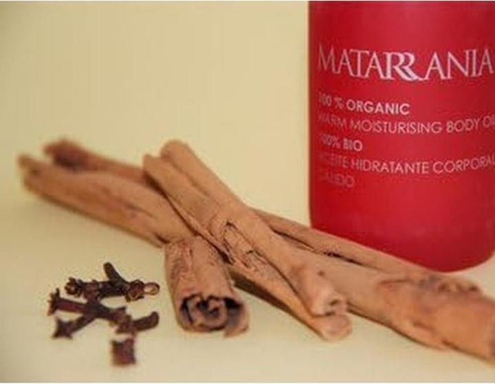 Image du produit Matarrania Huile corporelle biologique Cannelle Cloves Ylang-Ylang 100ml (Huile pour le corps, 100 ml)