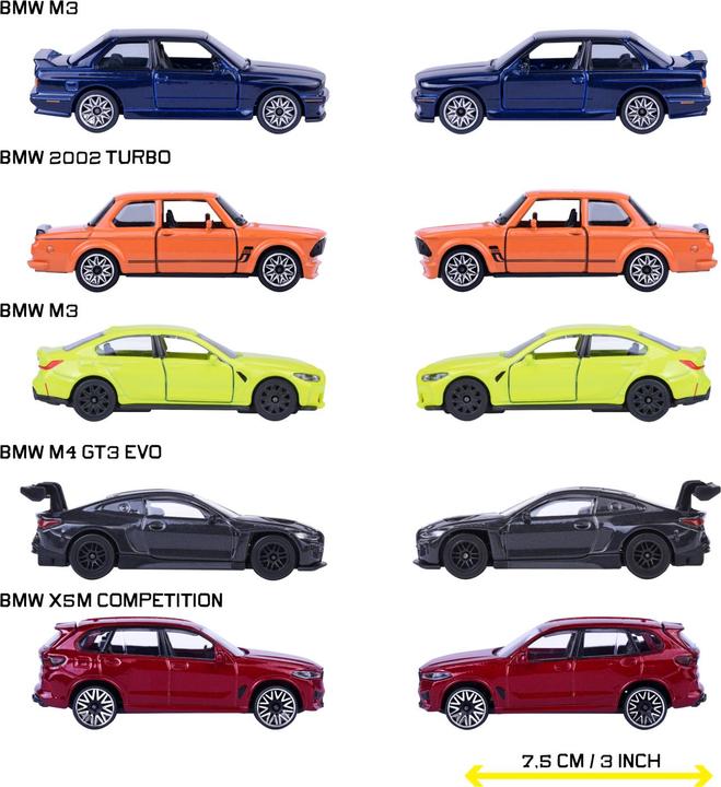 Produktbild Majorette BMW 5 Pieces Giftpack