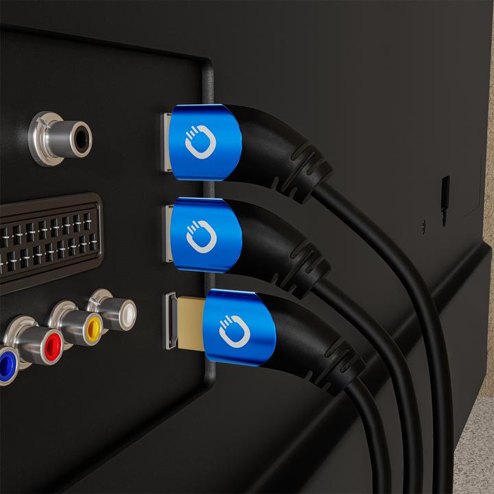 Produktbild Oehlbach HDMI AV Anschlusskabel (1x HDMI-Stecker - 1x HDMI-Stecker) 1 m Schwarz (1 m, HDMI, 2.1)