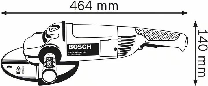 Produktbild Bosch Professional GWS 24-230 JH (230 mm)