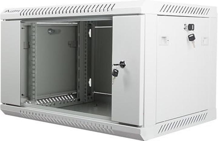 Lanberg WF01-6406-10S Étagère murale en rack 6U Gris (6 HE, Rack 19 pouces)