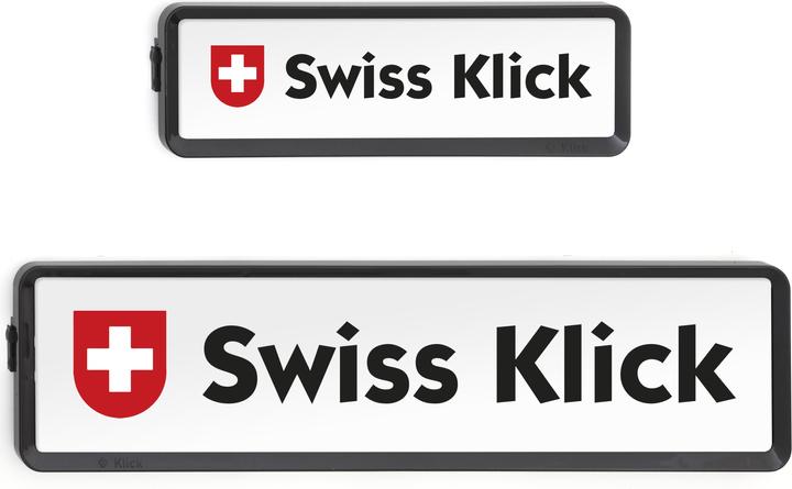 Produktbild Swissklick Nummerrahmen (Front + Heck, Langformat)