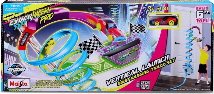 Actual product image Maisto Cyber Racers Vertical Launch Track Set