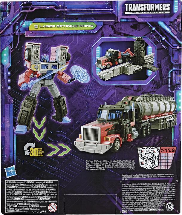 Actual product image Transformers Toy Generations Legacy Series Leader-Class G2 Universe Laser Optimus Prime Ac...