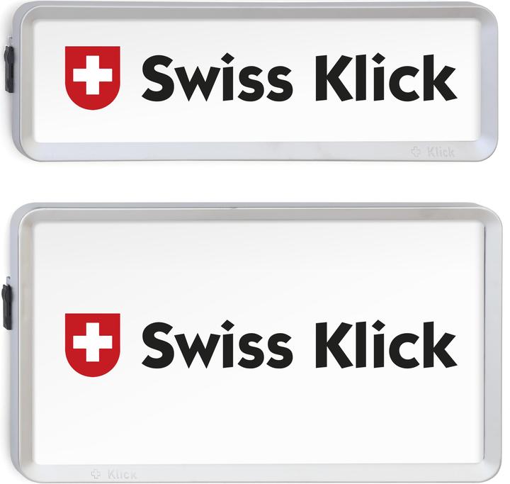 Actual product image Swissklick Number frame (Front + rear, Portrait format, Long format)