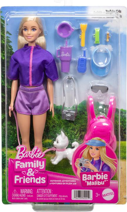 Actual product image Mattel Barbie Outdoor Adventure Malibu