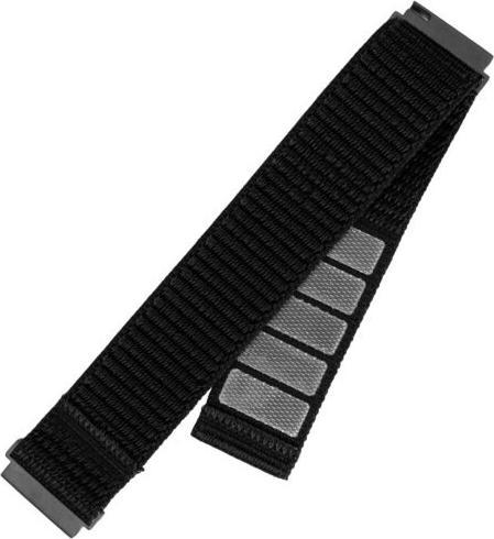 Produktbild Fixed Nylon rem til Smartwatch Universal 22 mm Sort (Nylon)