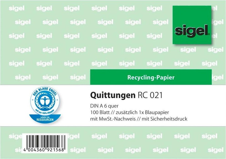 Produktbild Sigel RC021 Geschäftsformular (100 x)