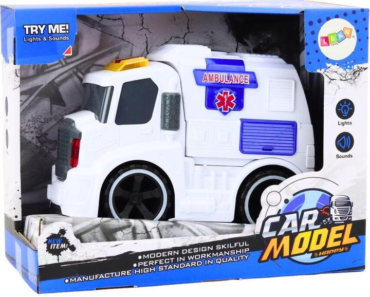 Produktbild Lean Toys Krankenwagen mit Licht und Ton