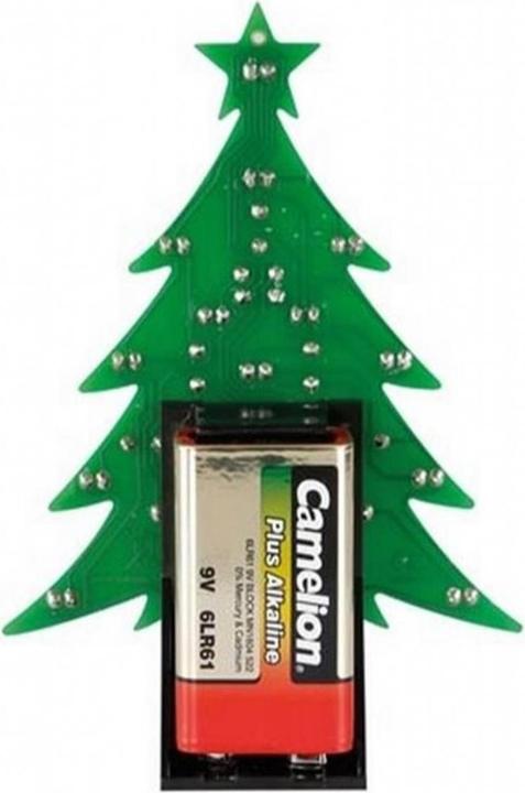 Produktbild Whadda Bausatz Weinachtsbaum Blau LED, mit Ein/Aus Schalter