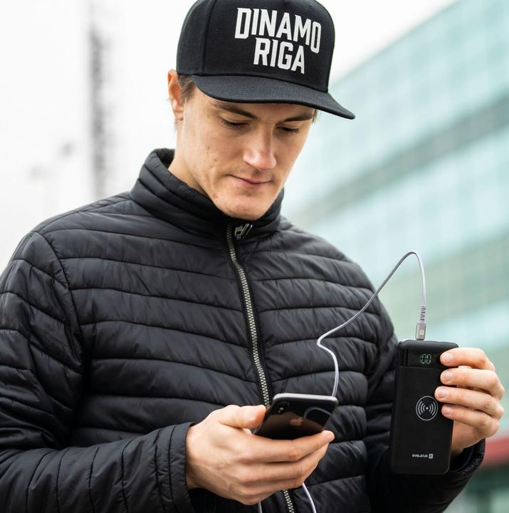 Actual product image Evelatus Power Bank Wireless EPB05 10000 mAh (10000 mAh)