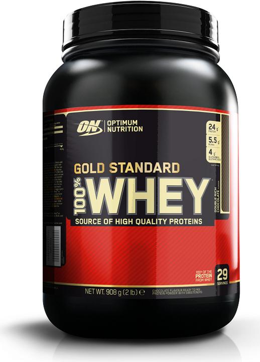 Produktbild Optimum Nutrition 100% Whey Gold Standard (Double Rich Chocolate, 1 Stk., 908 g)