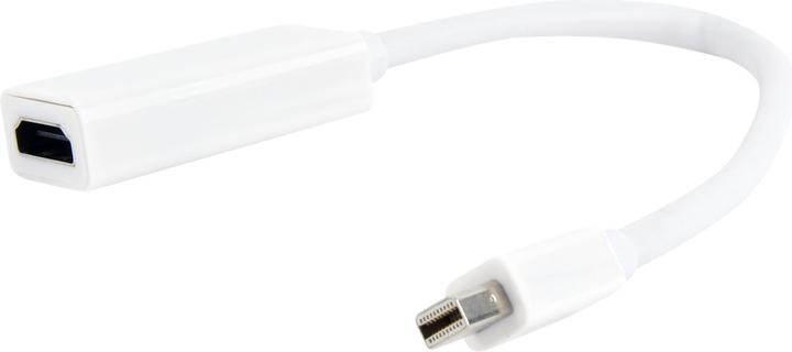 Actual product image Gembird A-MDPM-HDMIF-02-W Mini DisplayPort White Cable interface/adapter (Mini DP, 4.50 cm)
