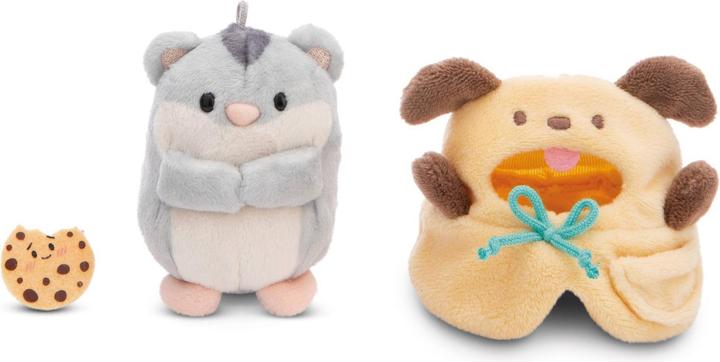 Actual product image NICI Hamster Shai with biscuit (8 cm)