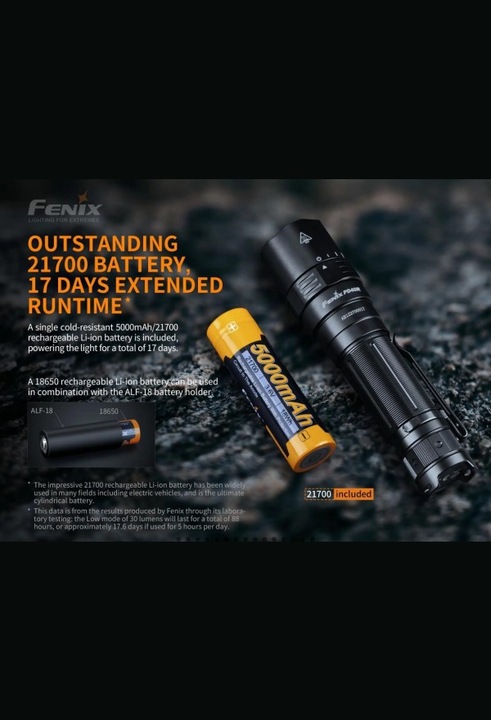 Produktbild Fenix PD40R V3.0 (14.30 cm, 3000 lm)