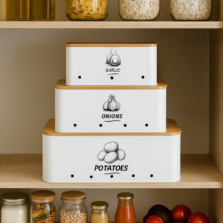 Actual product image Relaxdays 3x storage box (33 cm, 3x)