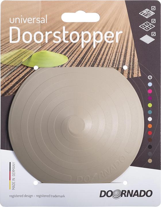 De Beer Innovations Doornado Türstopper Taupe (1 Stück, 12 x 2 x 12 cm)