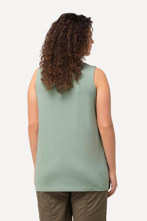 Actual product image Ulla Popken Essential Pleat Front Knit Tank (62)